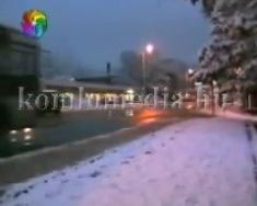 A téli belváros - etűd