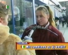 Önöket kérdeztük Mit remélnek a 2003-as évtől